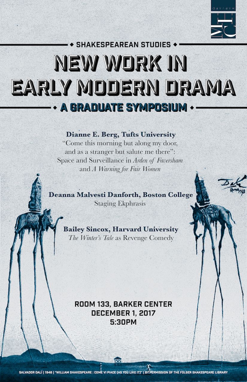 New Work in Early Modern Drama poster